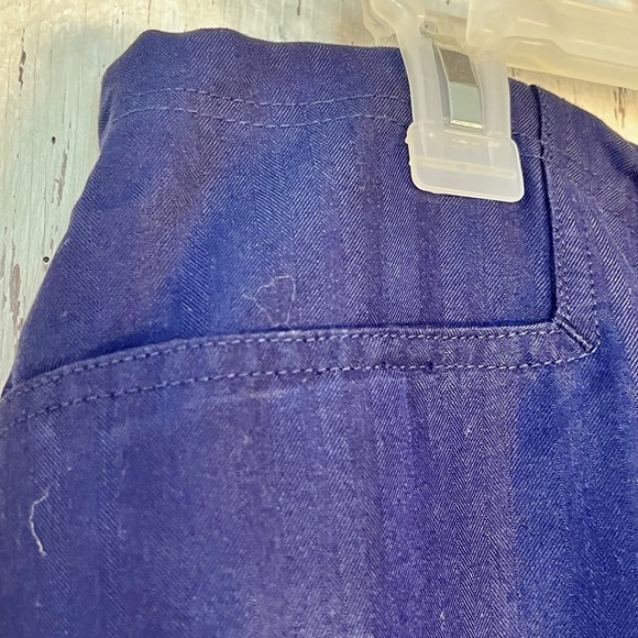 HAVANA JACKS WIDE LEG BEACH PANTS SZ LG DK NAVY RAYON BLEND BREEZY BEACH VACAY - Picture 4 of 11